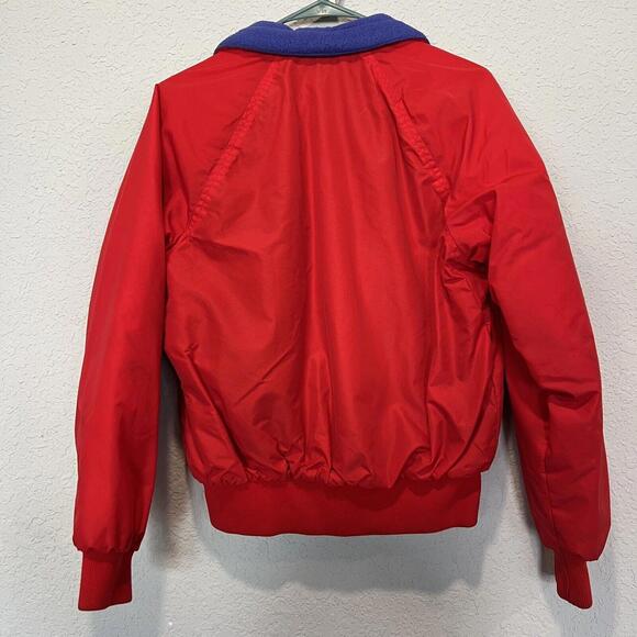 Vintage 80s 90s Columbia Women Size M Red Outdoor Hiking Ski Bomber‎ Jacket - Picture 2 of 4
